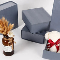 Caixa de Presente Dobrável com Fecho Magnético