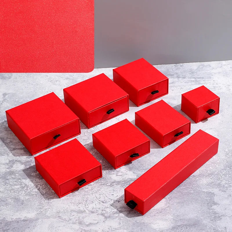 Kit com 8 Caixas de Papelão para Joias
